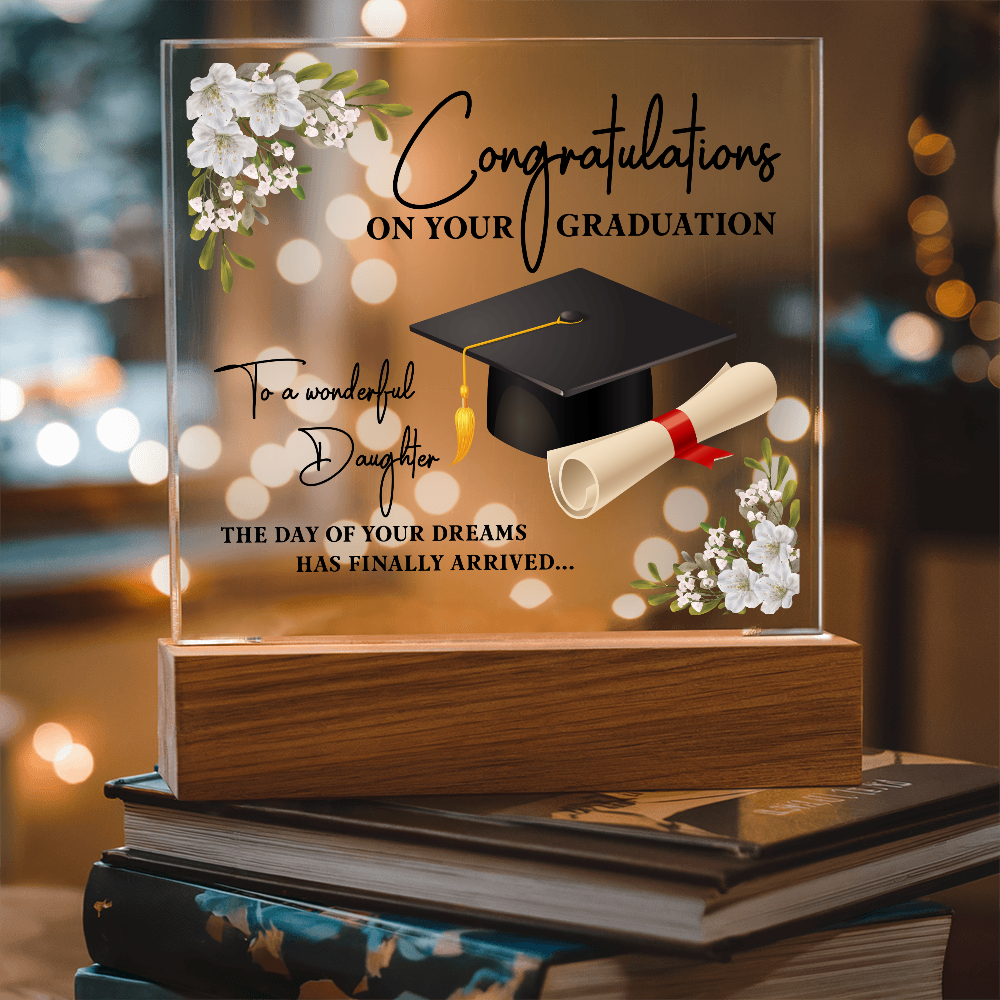 Congratulations on Your GRADUATION- a Gift for a Daughter.