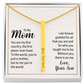 Personalized Mom Engraved 4 Sided Stick Necklace a Gift for Mom.