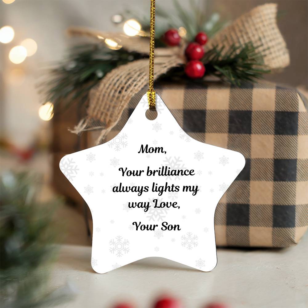 Mom- Your brilliance Lights my World- a Gift for Mom.