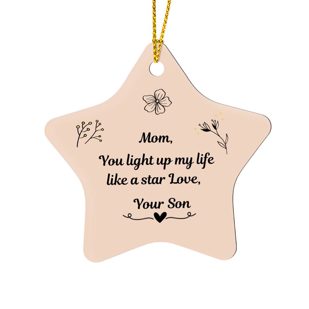 Mom- You Light up My Life- a Gift for Mom.