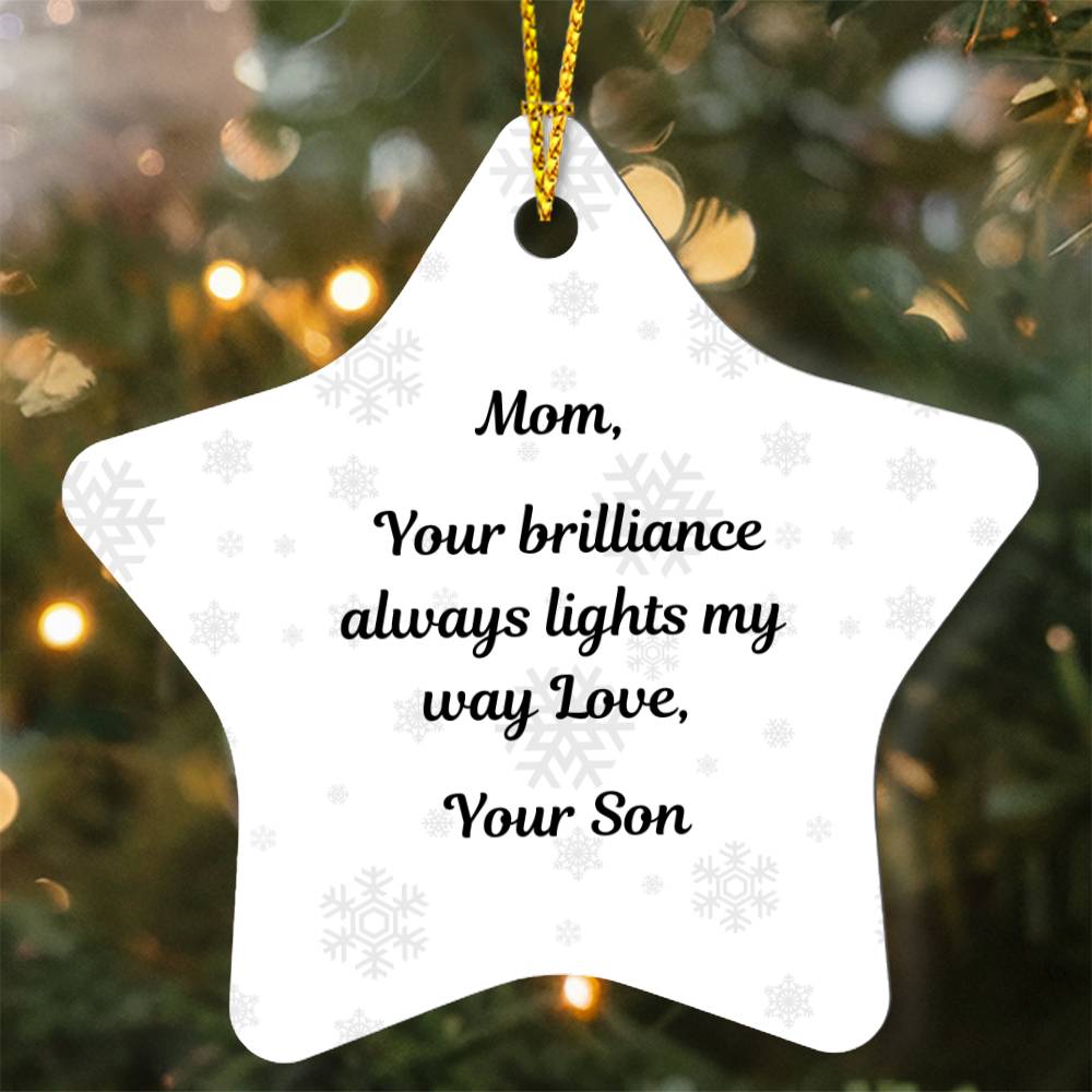 Mom- Your brilliance Lights my World- a Gift for Mom.