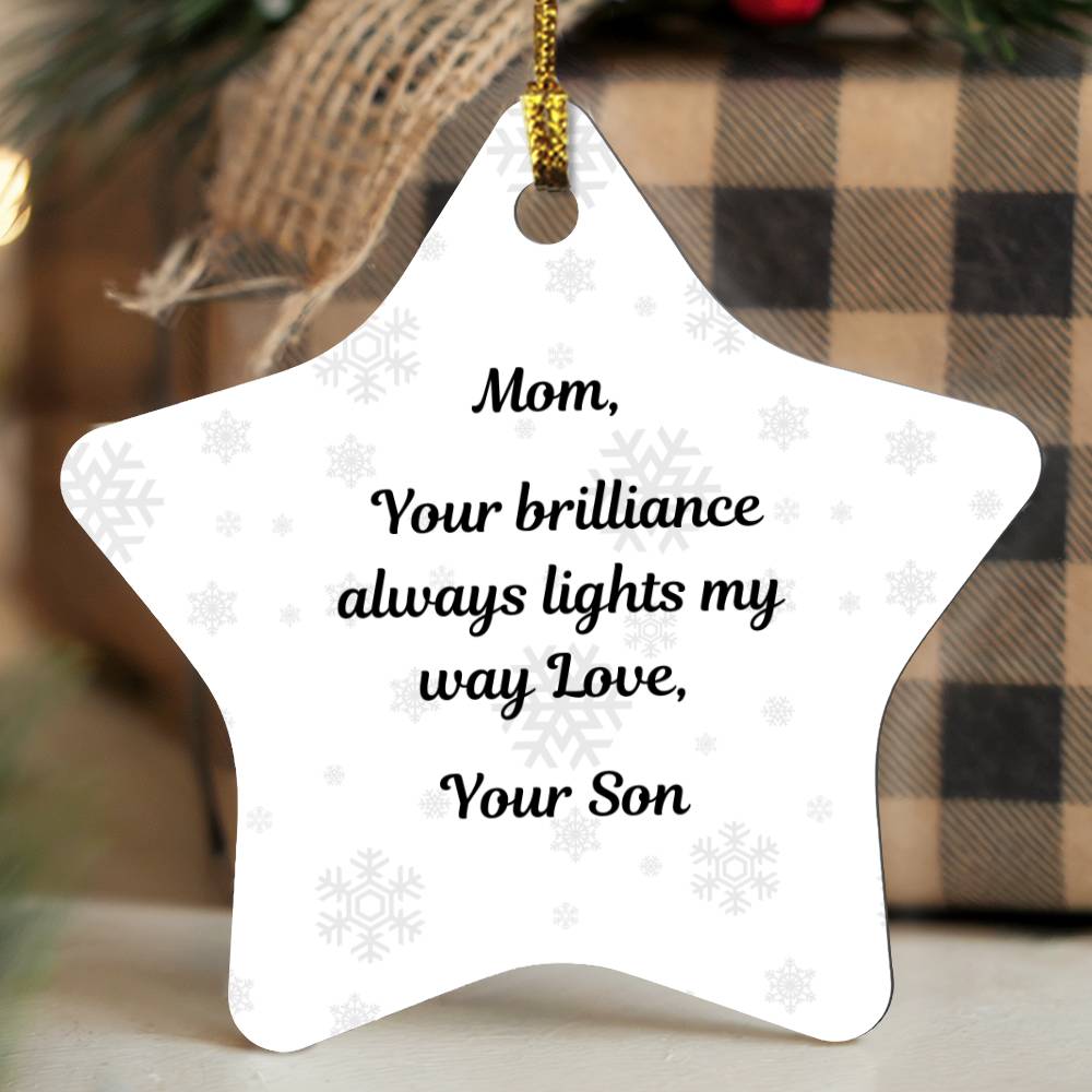 Mom- Your brilliance Lights my World- a Gift for Mom.