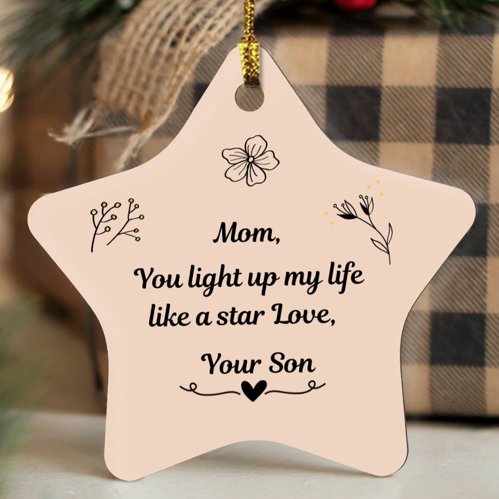 Mom- You Light up My Life- a Gift for Mom.