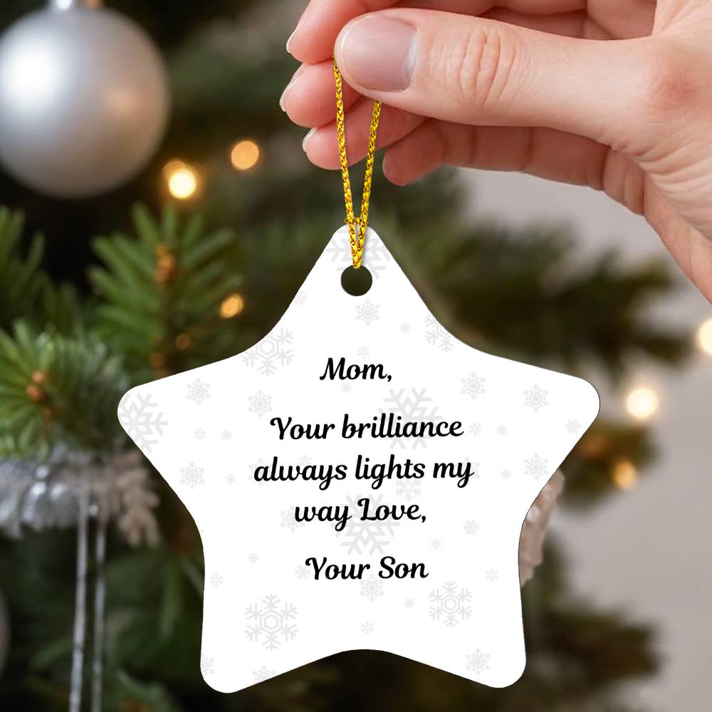 Mom- Your brilliance Lights my World- a Gift for Mom.