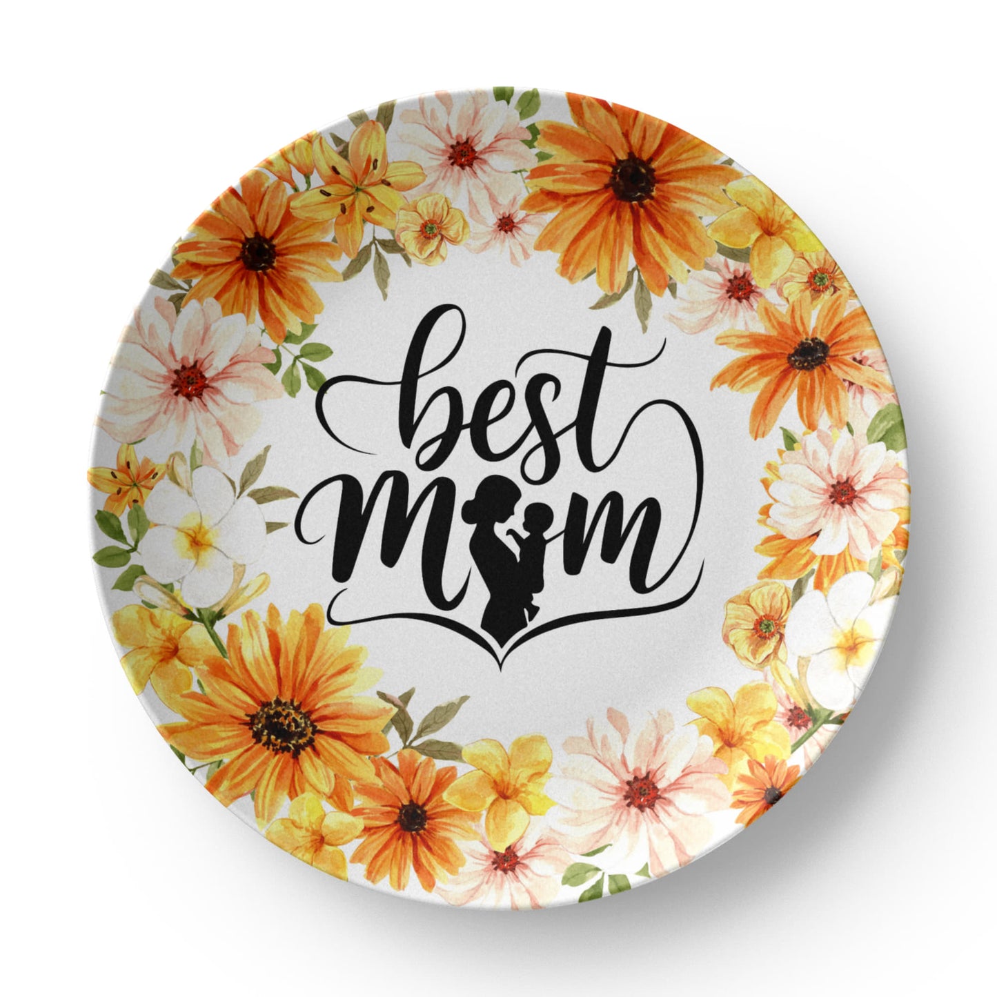 Best Mother Ever 10'' Plate - a Gift for Mothers/Wife.