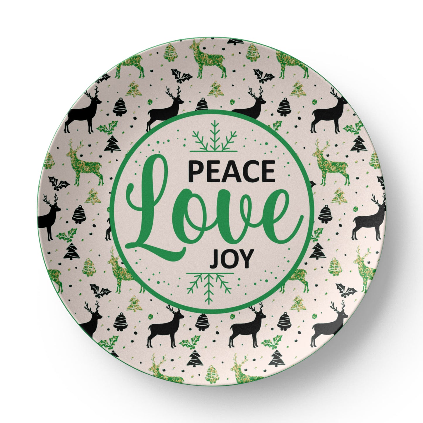 Peace Love Joy 10'' Plate - a Gift for Mothers/Daughter/Wife.