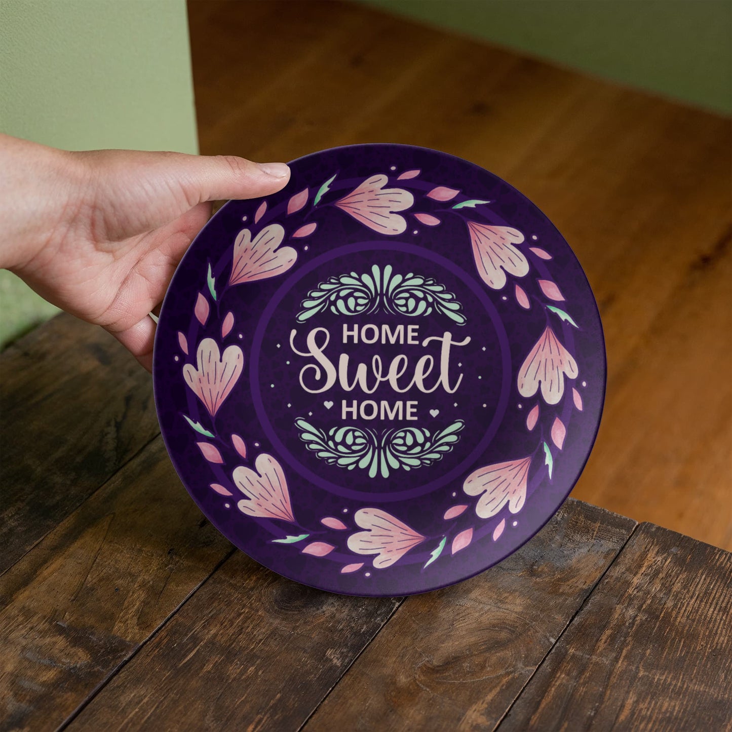 Home SWEET Home 10'' Plate - a Gift for Mothers/Daughter/Wife.