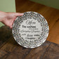 Mom, The Woman who makes everyday Brighter...10'' Decorative plate- A Gift for Mothers/Daughters/Wife.