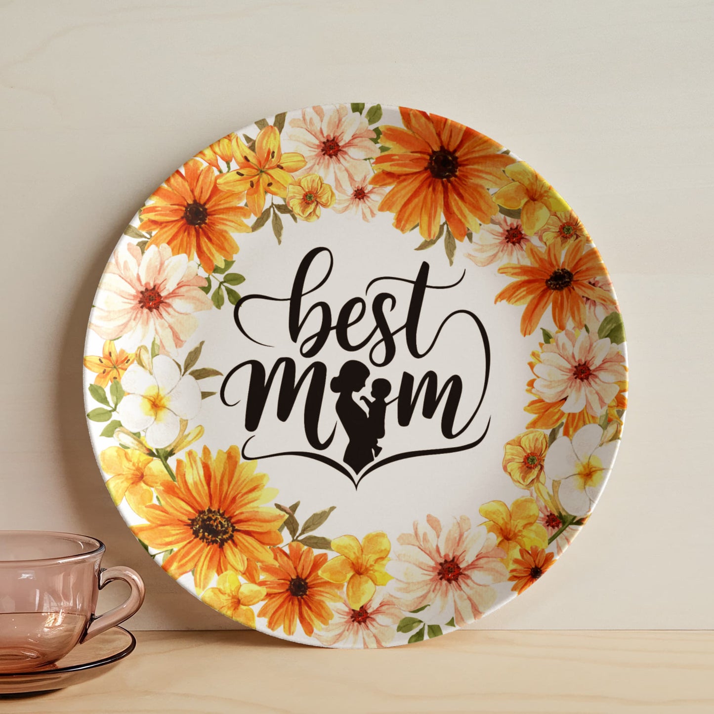 Best Mother Ever 10'' Plate - a Gift for Mothers/Wife.