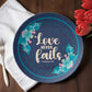 Love Never Fails 10'' Plate - a Gift for Mothers/Daughter/Wife.
