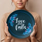 Love Never Fails 10'' Plate - a Gift for Mothers/Daughter/Wife.