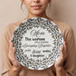 Mom, The Woman who makes everyday Brighter...10'' Decorative plate- A Gift for Mothers/Daughters/Wife.