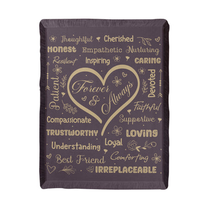 Forever and Always- A gift for Wife/Daughter/Mother.