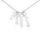 Personalized Vertical Name Necklace- a Gift for Mother/Grandmother/Wife.