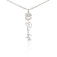 Custom Name Birth Flower Necklace - a Gift for Sister/Soulmate/Mother.