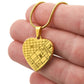 Mementos Engraved Heart Map Necklace a Gift for Wives/Mother/Daughters.