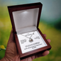 Baby Feet Heart Necklace- A Gift from a your Baby Bump perfect for Moms/Moms to be.