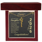 Class of 2026 Personalized Graduation Stainless Steel and 18k Name Necklace -  a Gift for Daughter/Sister/Mother/Friend.