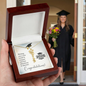 Personalized Graduation Stainless Steel and 18k Name Necklace  - Class of 2026- a Gift for Daughter/Sister/Mother/Friend.