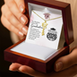Personalized Graduation Cap Stainless Steel and 18k Name Necklace - Class of 2026- a Gift for Daughter