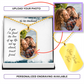 Personalized To My Husband Buyer Upload Dog Tag Necklace- a Gift for Soulmate/Fathers.