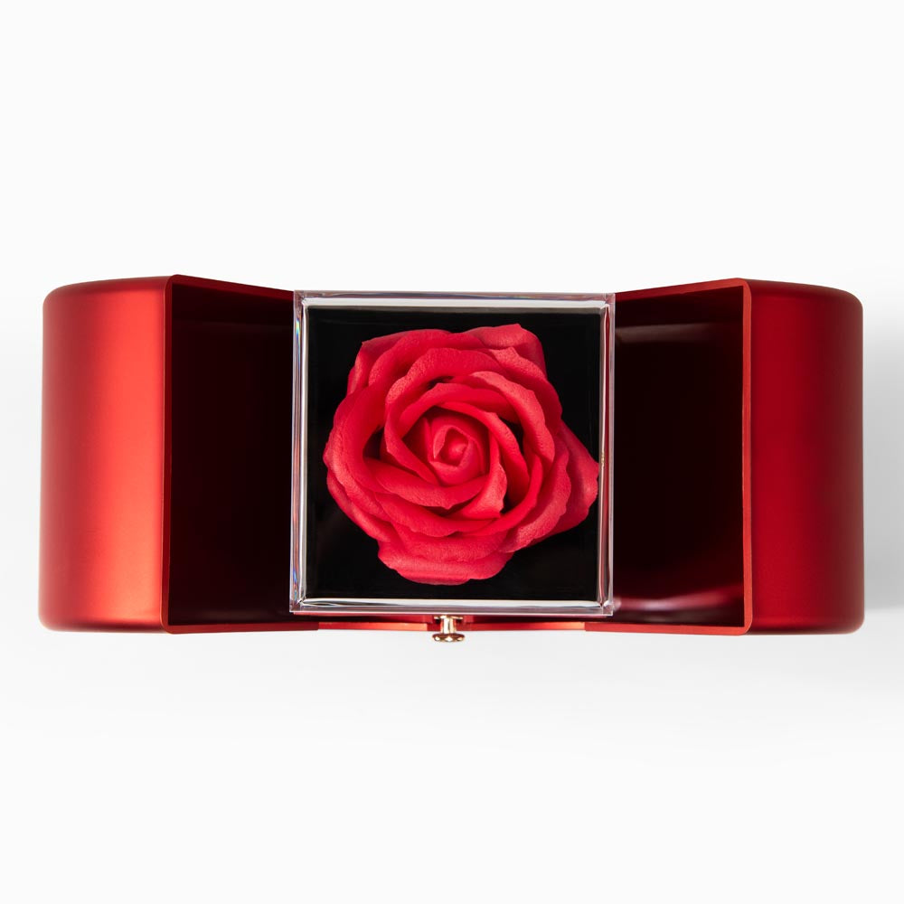 Alluring Beauty Necklace with Heart Rose Box- a Gift for Soulmate/Wife/Girlfriend.