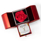 Alluring Beauty Necklace with Heart Rose Box- a Gift for Soulmate/Wife/Girlfriend.