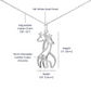 Giraffe Necklace, a Perfect Gift for Mother's Day/Birthdays.