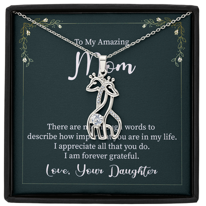 Giraffe Necklace, a Perfect Gift for Mother's Day/Birthdays.
