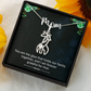 Giraffe Necklace, a Perfect Gift for Mother's Day/Birthdays.