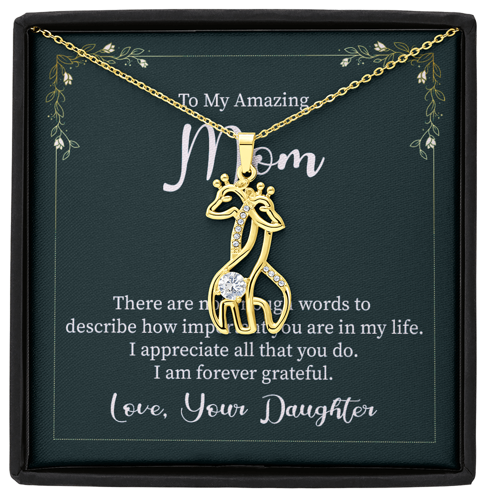 Giraffe Necklace, a Perfect Gift for Mother's Day/Birthdays.