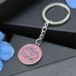 Personalized ''Maid of Honor'' Circle Engraving Keychain- a Gift for Bridal Party Members.