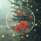 Sister Acrylic Circle Ornament - a Gift for a Sister