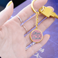Personalized ''Maid of Honor'' Circle Engraving Keychain- a Gift for Bridal Party Members.
