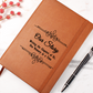 Our Story  Graphic Leather Journal a gift for Wives/Soulmate