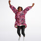 Peony Dreams Youth Snug Hoodie Economy - AOP