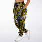 Geometric Harmony Athletic Cargo Sweatpants - AOP