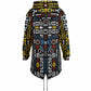 Geometric Harmony Fashion Elongated Hoodie - AOP