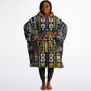 Geometric Harmony Reversible Snug Hoodie - AOP